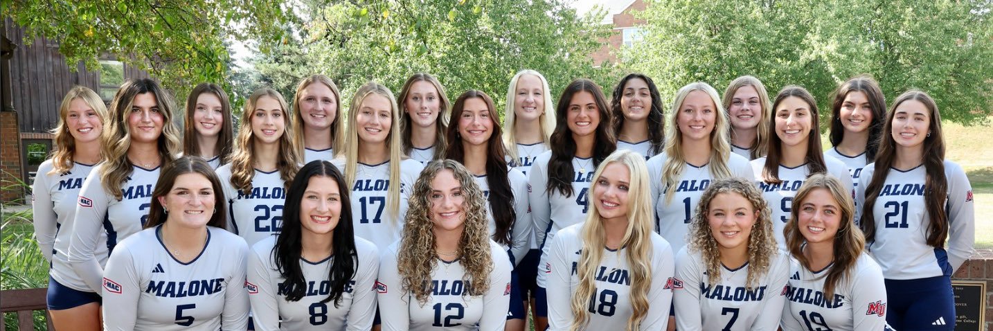 Malone Volleyball banner