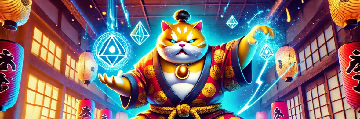 Sumo Tron Cat banner