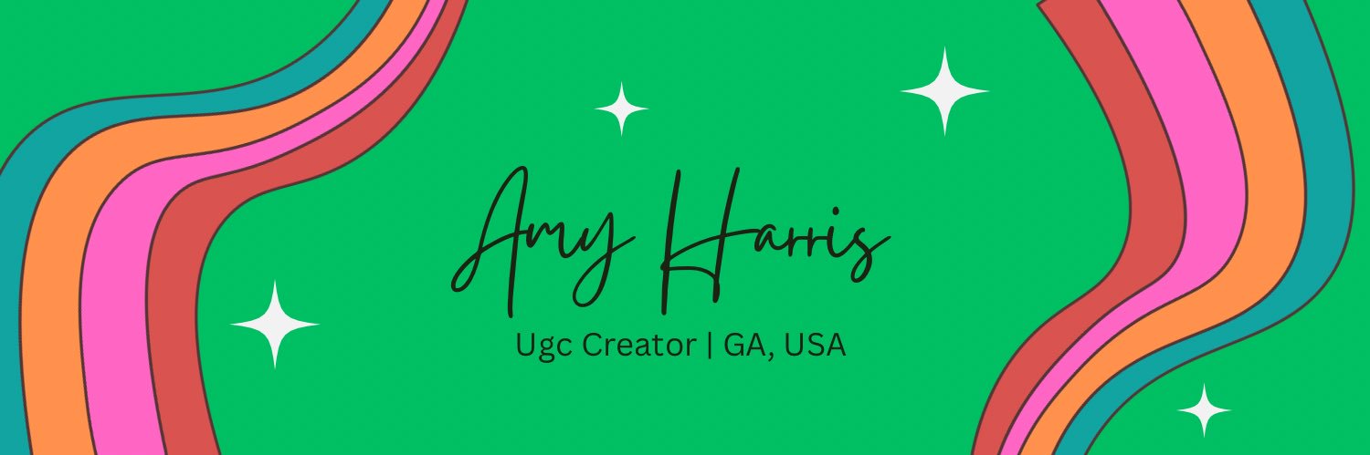 Amy Harris | UGC creator | Amazon influencer banner