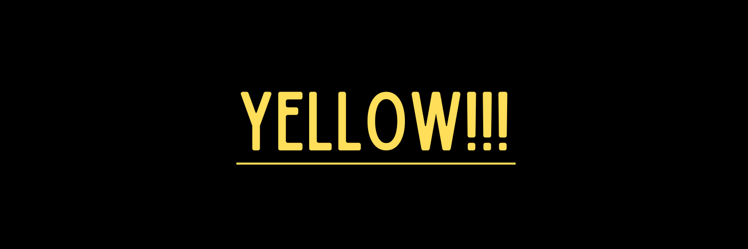 Yellow banner