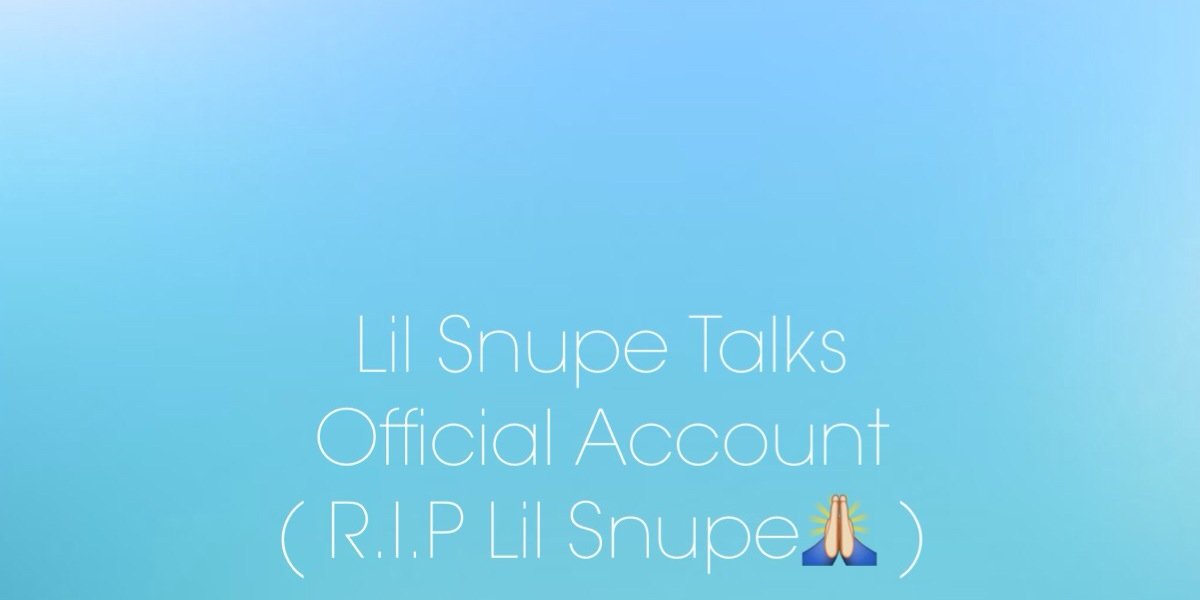 LilSnupeTalks's profile banner image