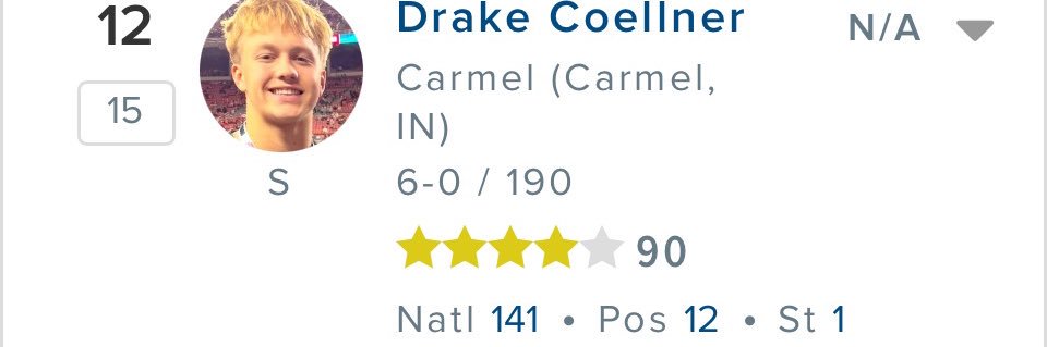 Drake Coellner 4⭐️ banner
