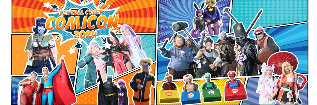 Central Coast Comicon banner