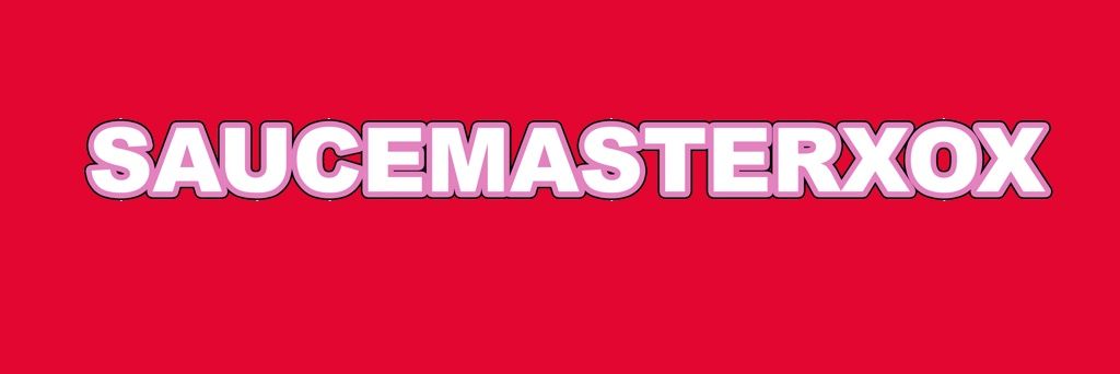 SauceMasterXOX banner