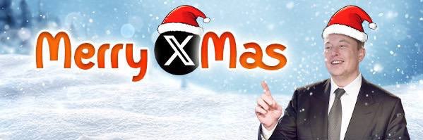 Merry 𝕏Mas banner