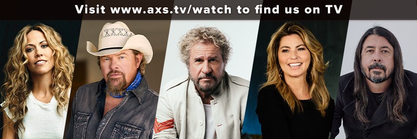 AXS TV's banner