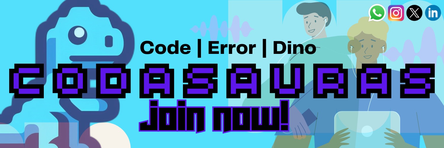 Codasauras Developers Community banner