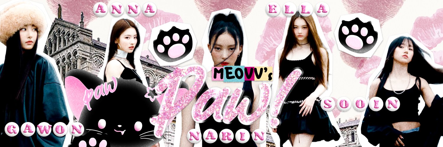 ❛ ♥︎̲: 𝗆𝖾𝗈𝗏𝗏’𝗌 귀여운 분홍 발! banner