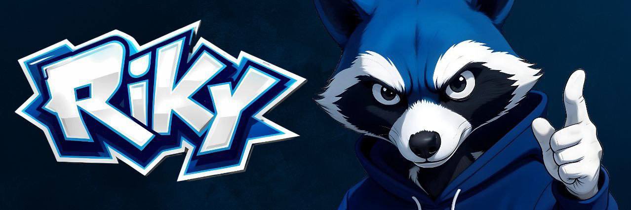Riky The Raccoon's banner