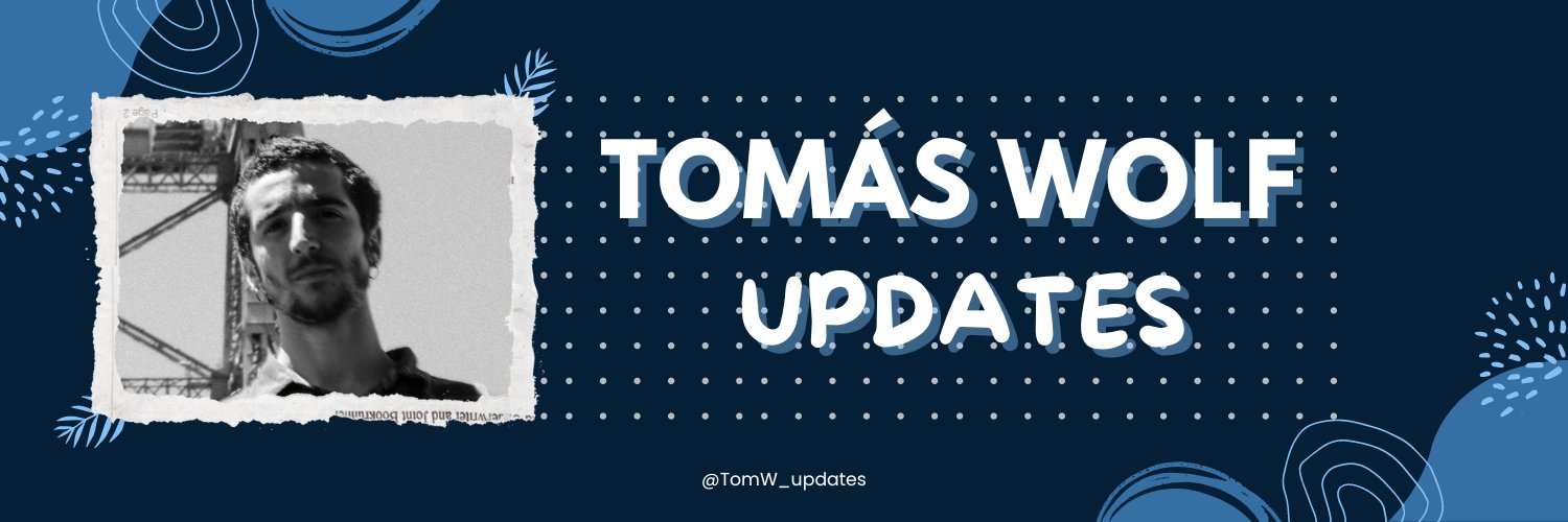 Tomás Wolf - Updates banner