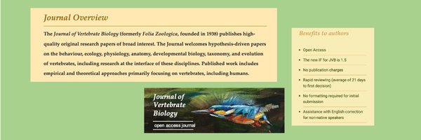 JVertebrBiol Profile Banner
