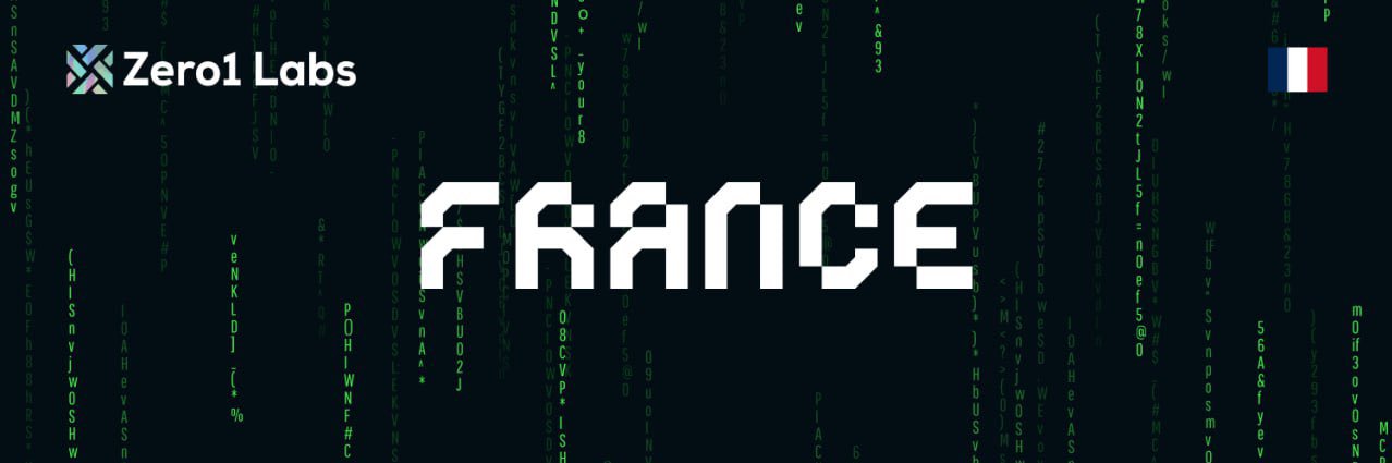 Zero1 France (𝟘,𝟷) banner