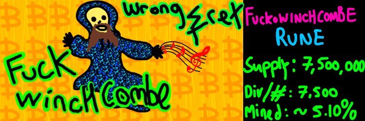 F**K•WINCHCOMBE Runes banner