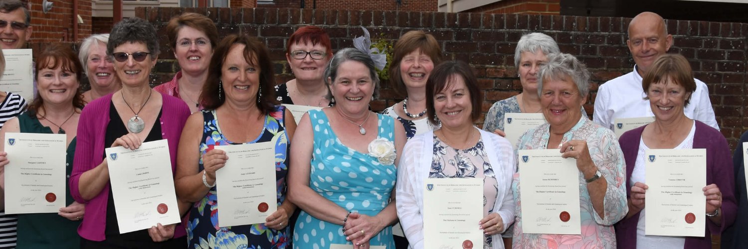 IHGS - The School of Family History banner