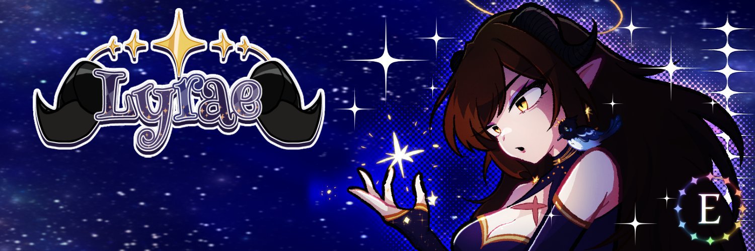 Lyrae 💜💫「 Eternal-E 」(mini hiatus) banner