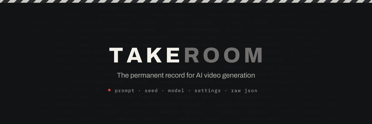 takeroomio's profile banner image
