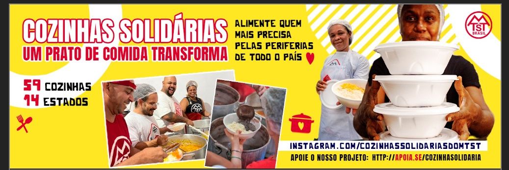 Cozinhas Solidárias MTST banner