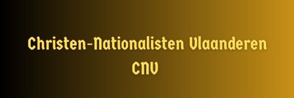 Christen-Nationalisten Vlaanderen (CNV) Profile Banner