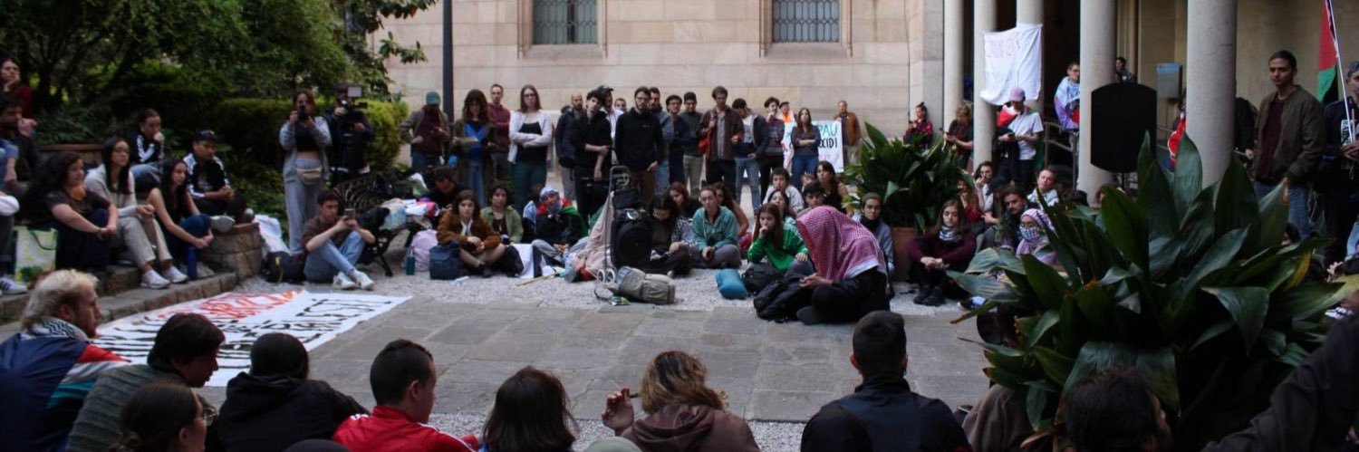 Acampada per Palestina Barcelona 🇵🇸 banner