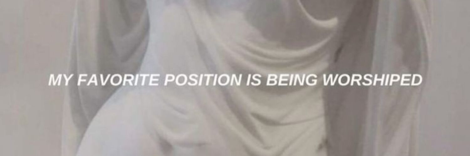 I'm not a woman, I'm a god banner