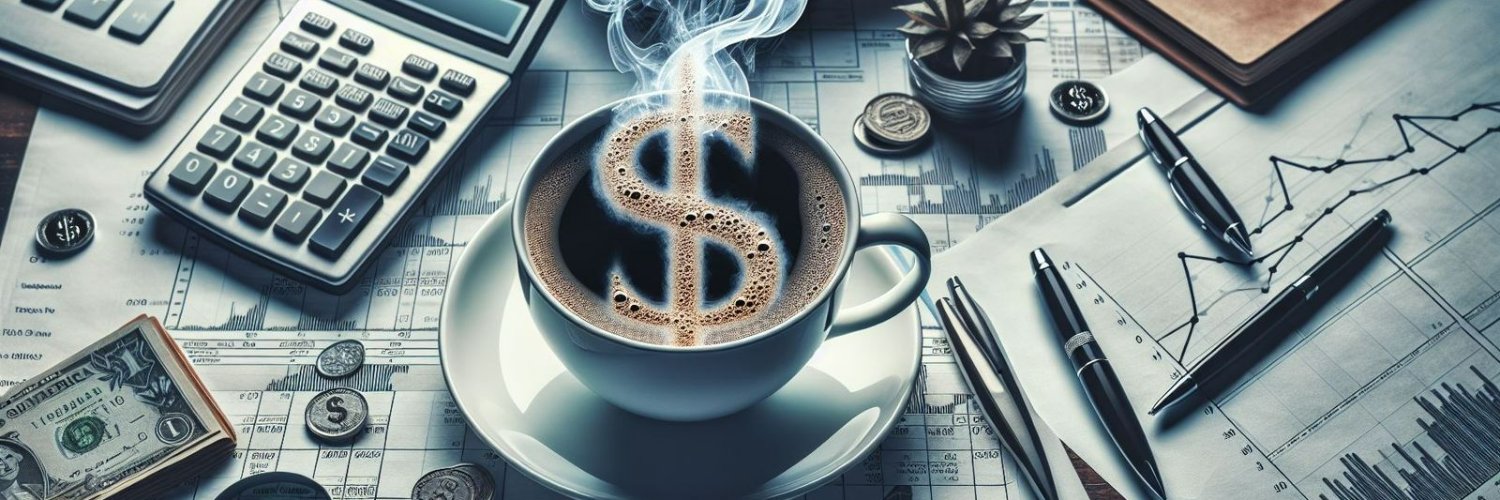 Accountant coffee banner