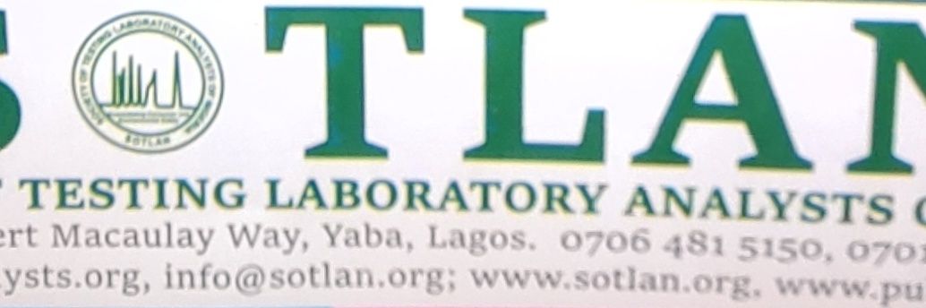 Society of Testing Laboratory Analysts of Nigeria banner
