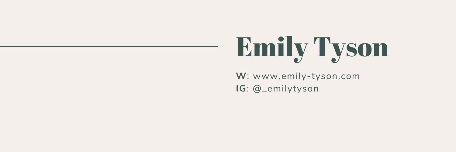 Emily Tyson banner