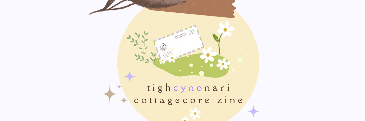 🌿fabled gardens 🍂tighcynonari cottagecore zine banner