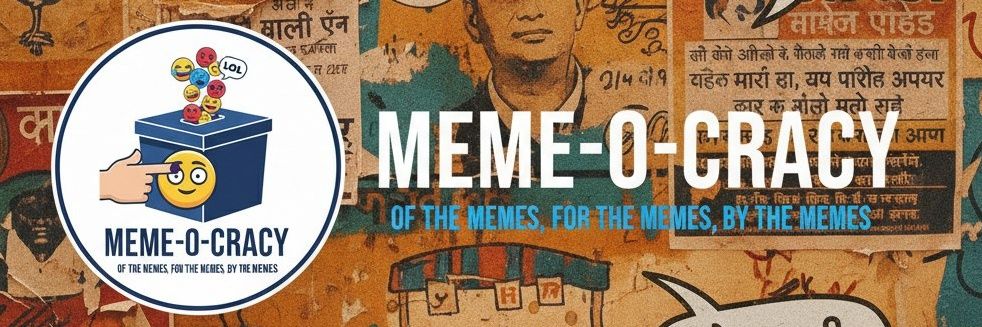 Meme-o-cracy banner