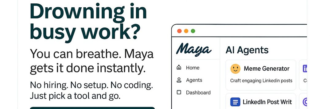 Chandra | Builder of SmartMaya.AI banner