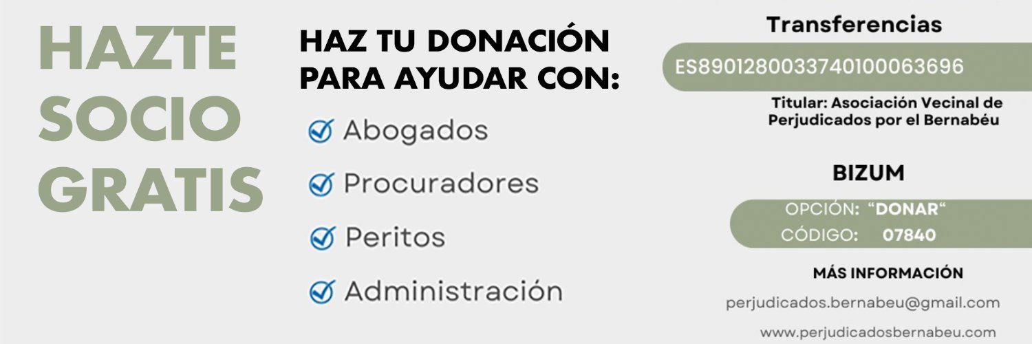 Perjudicados por el Bernabéu banner