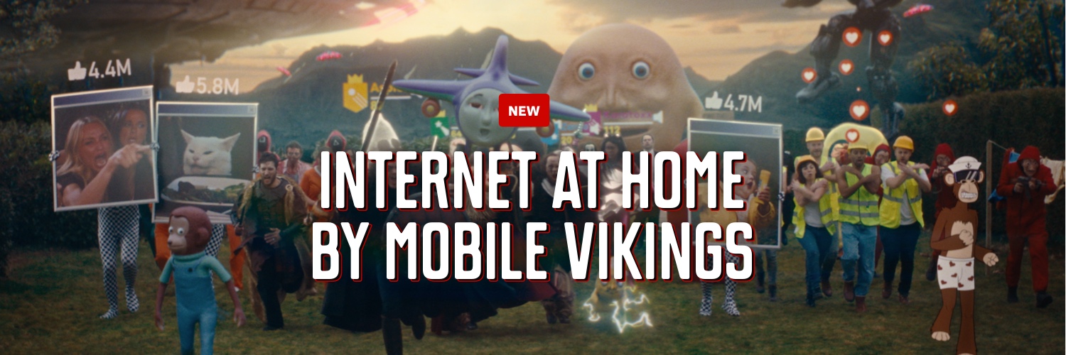 Mobile Vikings BE banner