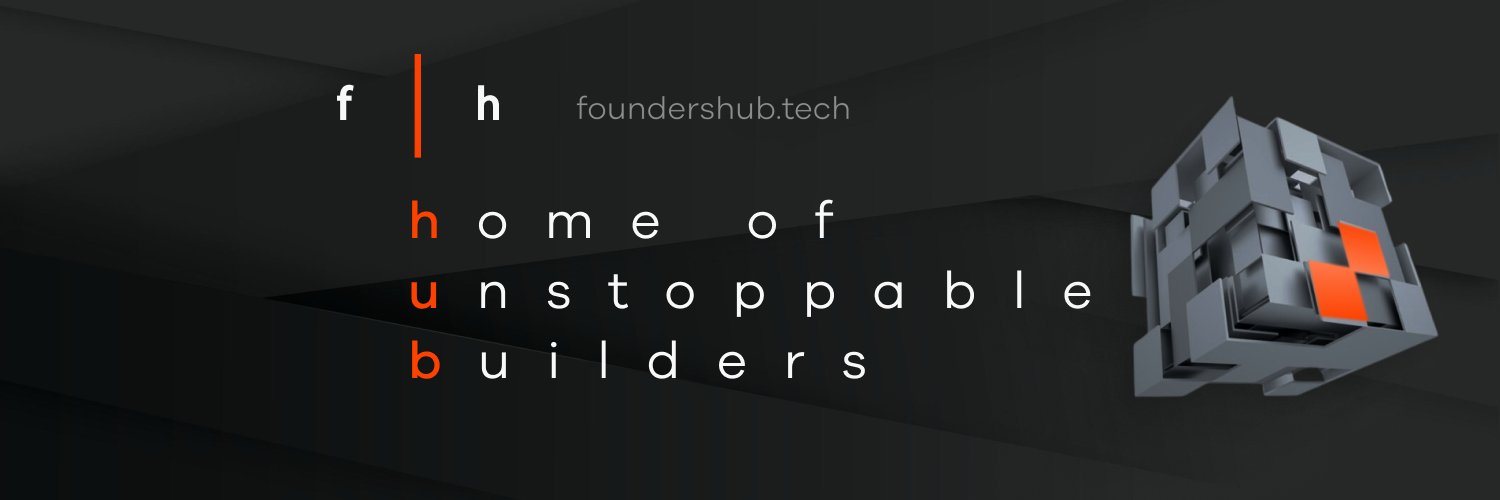 founders I hub 🧊 banner