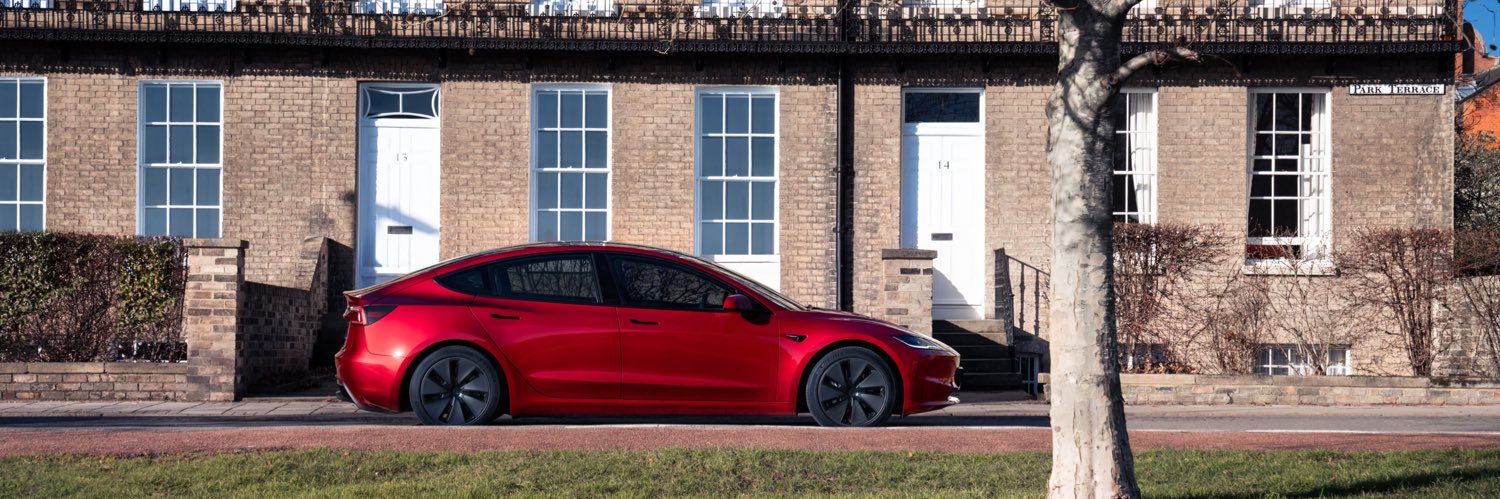 Tesla UK's banner