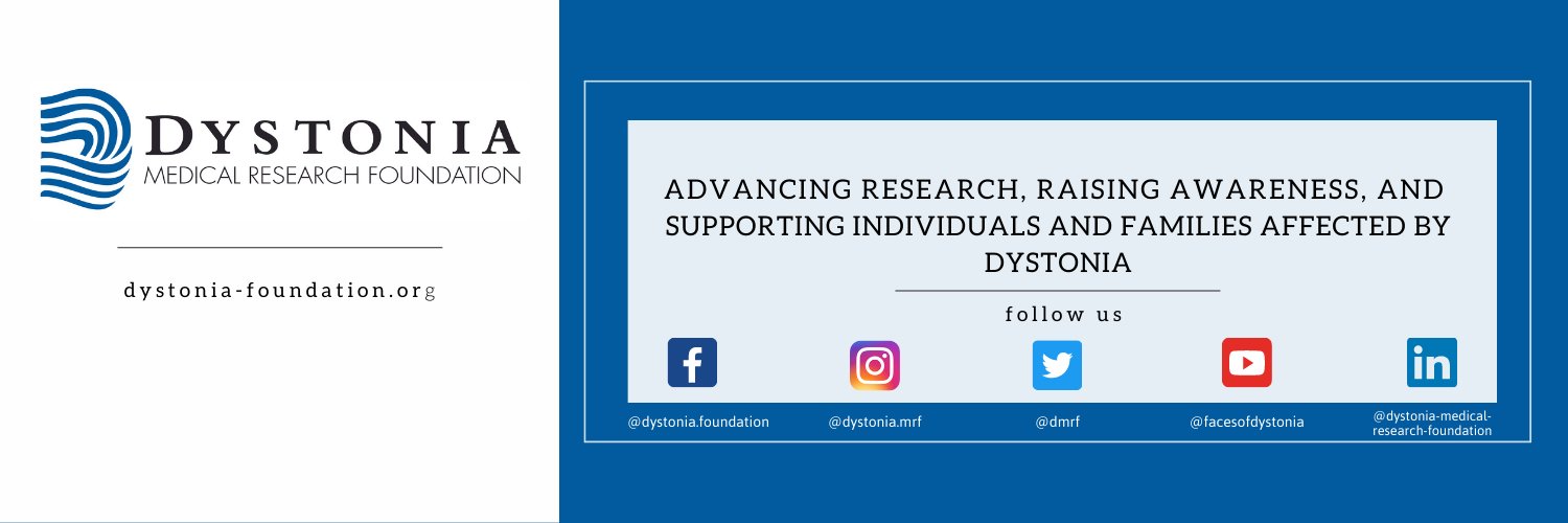 Dystonia Medical Research Foundation banner