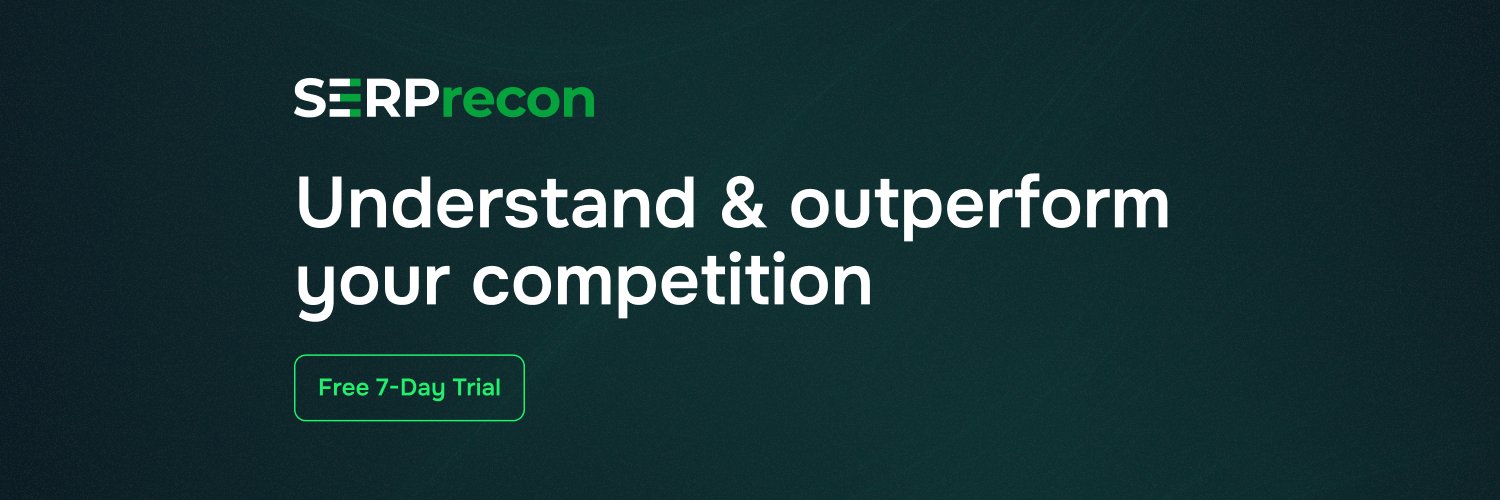 SERPrecon's banner