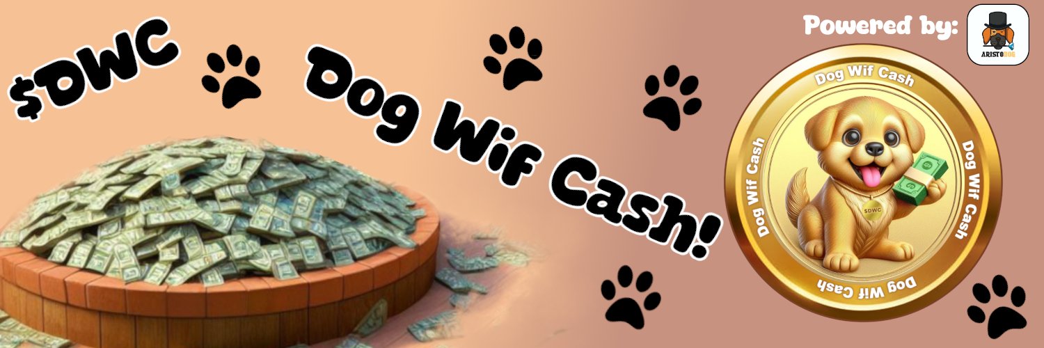 Dog Wif Cash • $DWC 🐶💵 banner