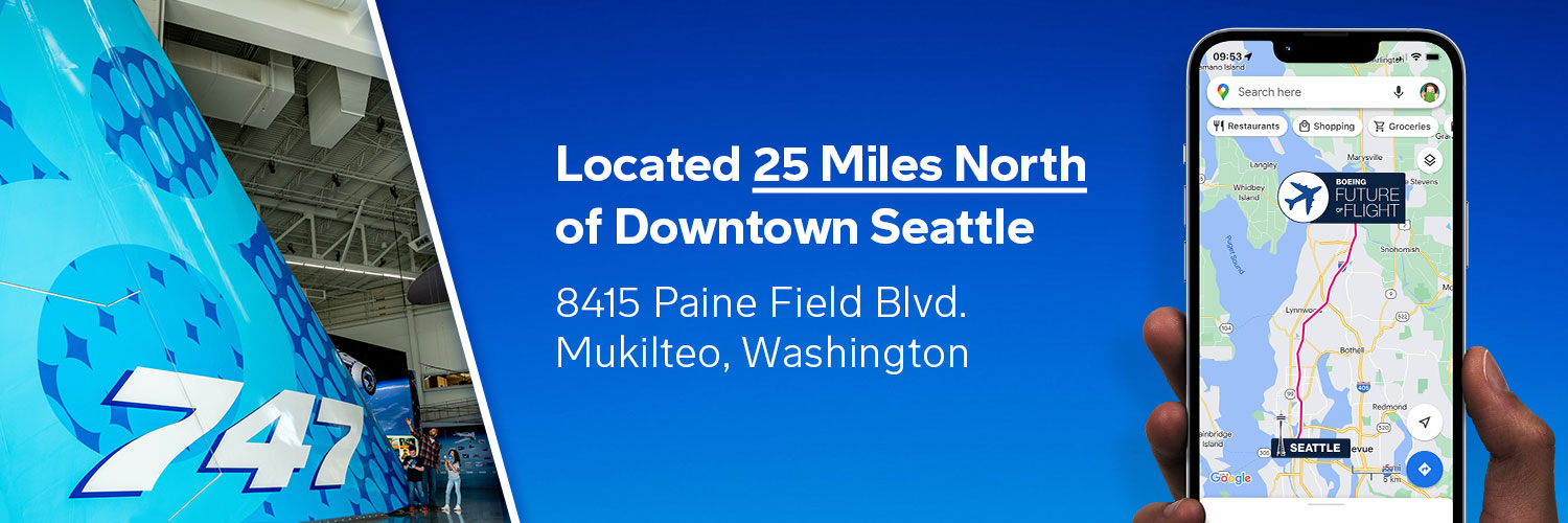 Boeing Future of Flight banner