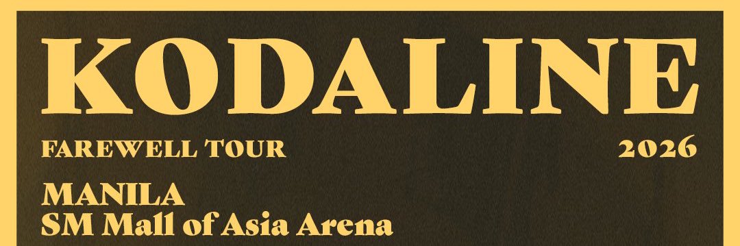 #KodalineFarewellTourPH banner