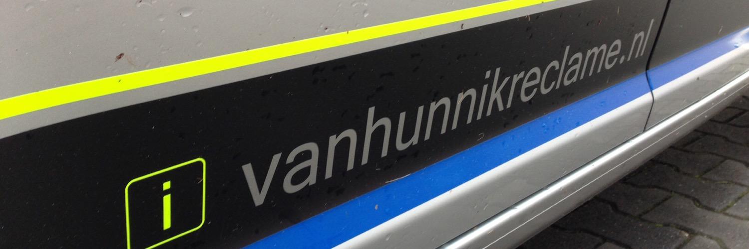 van Hunnik Reclame banner