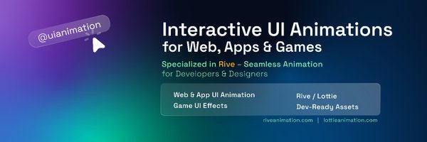 RiveAnimator Profile Banner