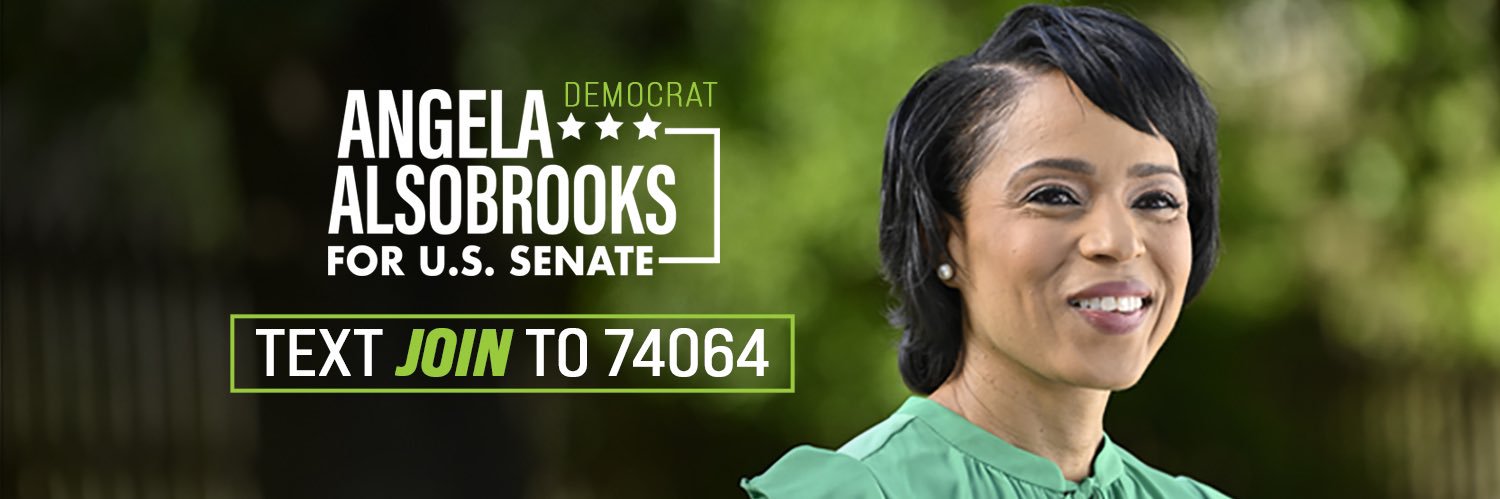 Students for Angela Alsobrooks banner