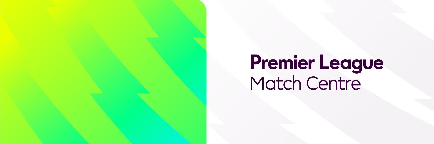 Premier League Match Centre's banner