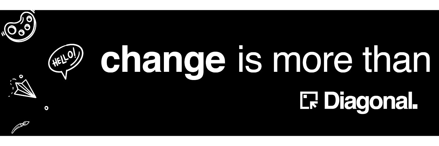 Diagonal. banner