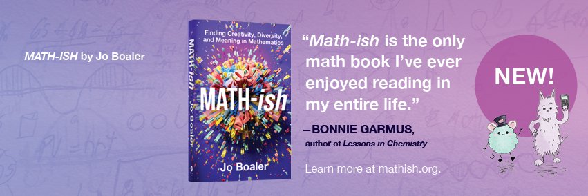 Jo Boaler's banner