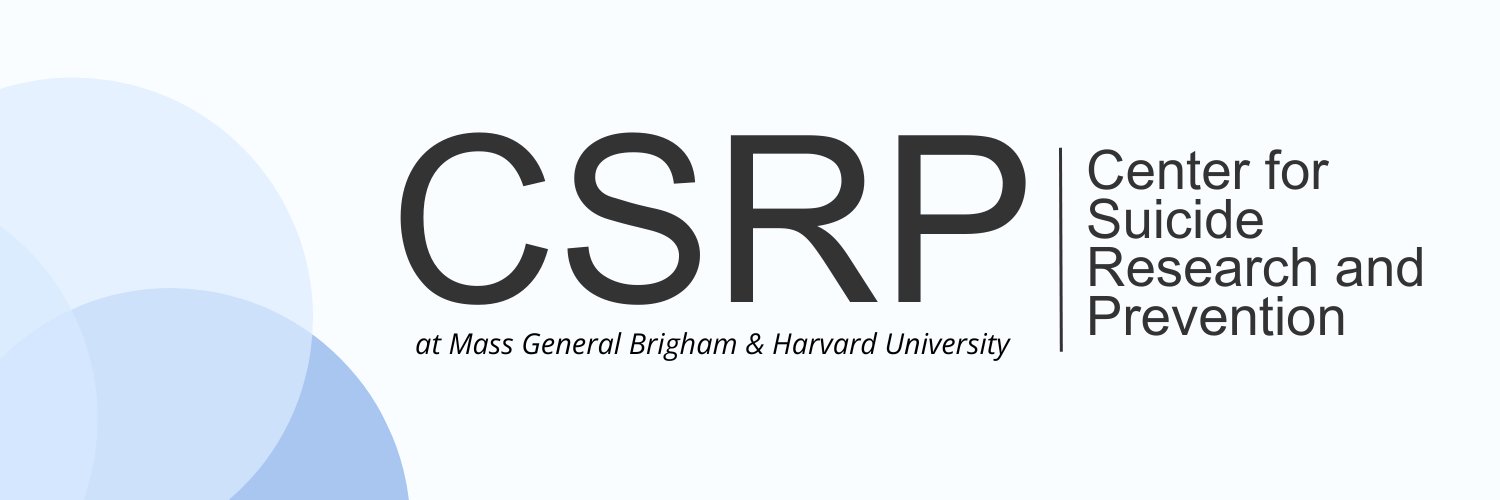 Center for Suicide Research and Prevention's banner