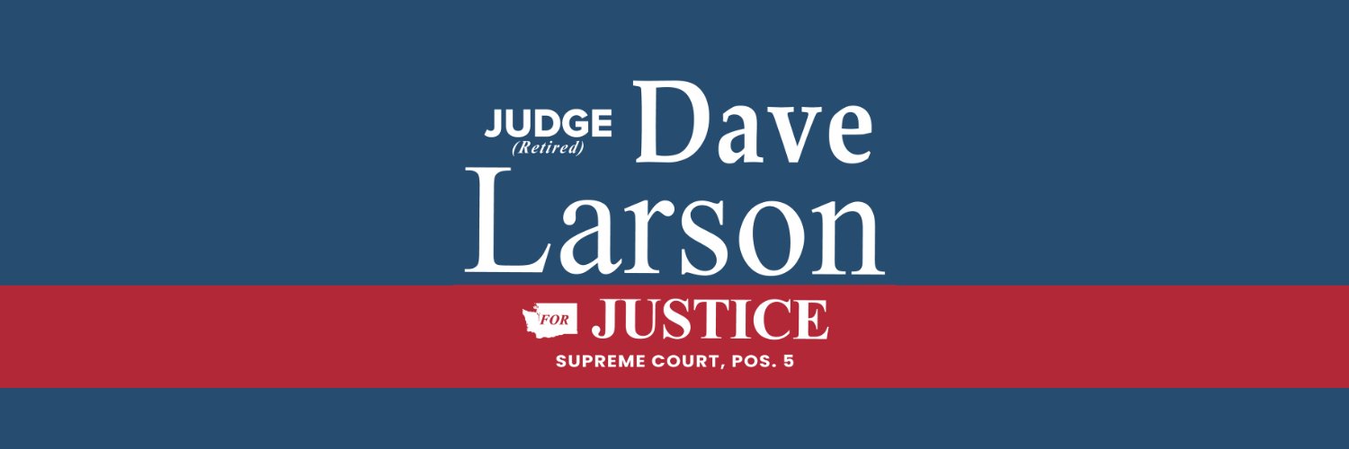 Judge Dave Larson (Ret.) banner
