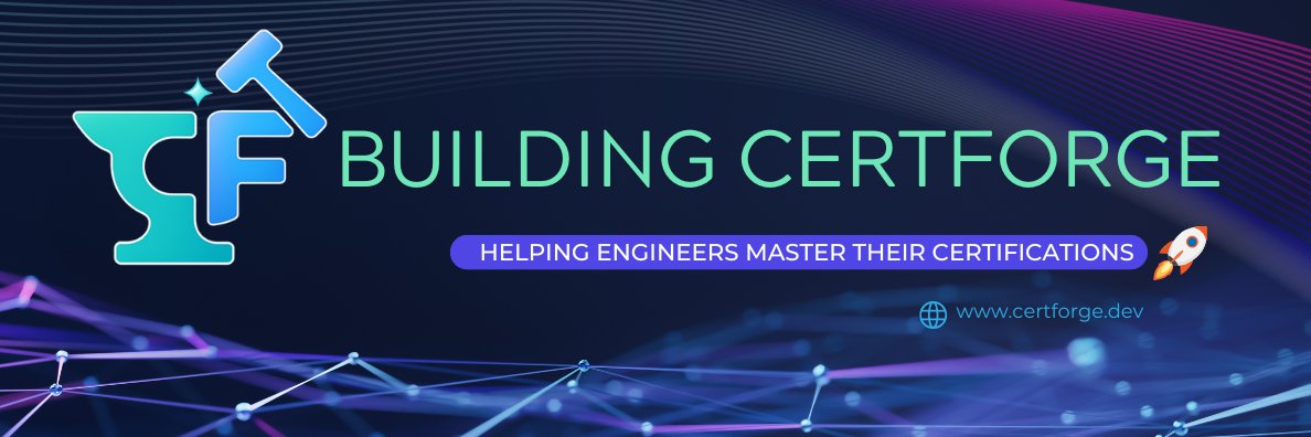 Nash 🚀 Building CertForge banner