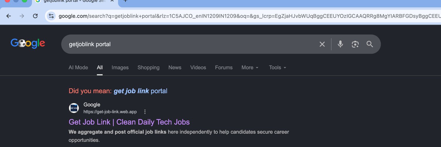 GetJobLink's profile banner image