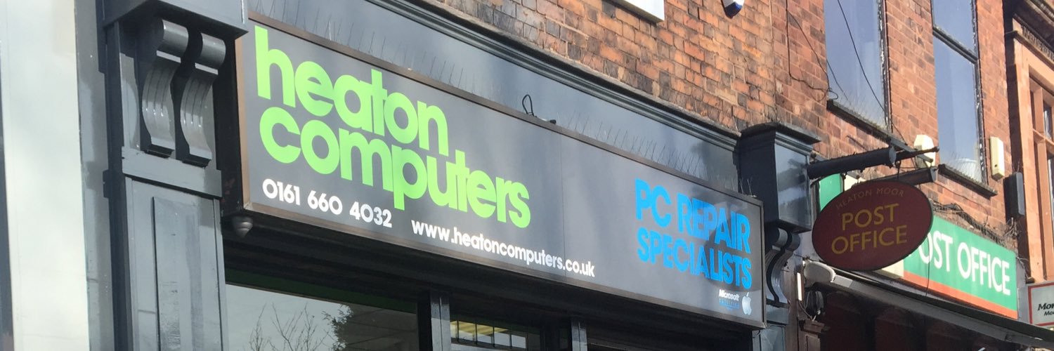 Heaton Computers banner